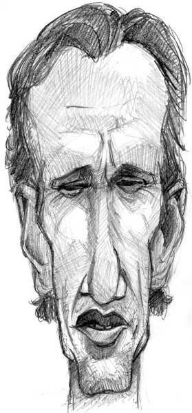 caricature of james woods